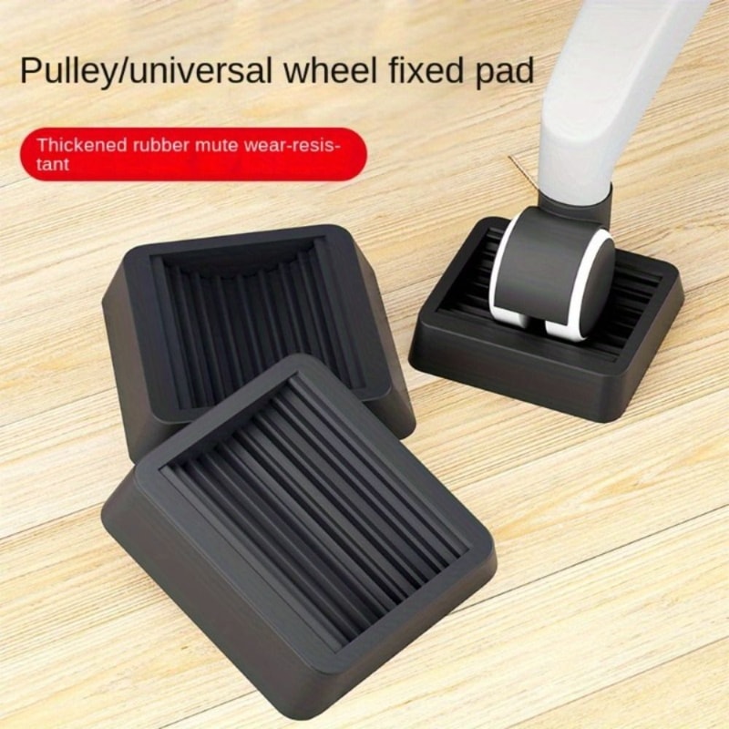 Anti-Slip Caster Cups Floor Protectors for Hardwood Floors Heavy Duty Wheel Stoppers