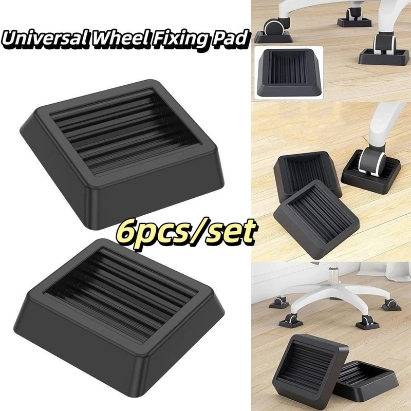 Anti-Slip Caster Cups Floor Protectors for Hardwood Floors Heavy Duty Wheel Stoppers