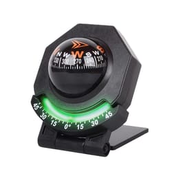 illuminated marine compass with inclinometer adjustable boat navigation compass