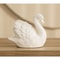Elegant Couple Swan Ceramic Figurine Set Black White Home Decor 4