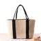 Luxury Straw Tote Bag Handmade Woven Beach Shoulder Bag for Summer Travel
