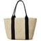 Luxury Straw Tote Bag Handmade Woven Beach Shoulder Bag for Summer Travel