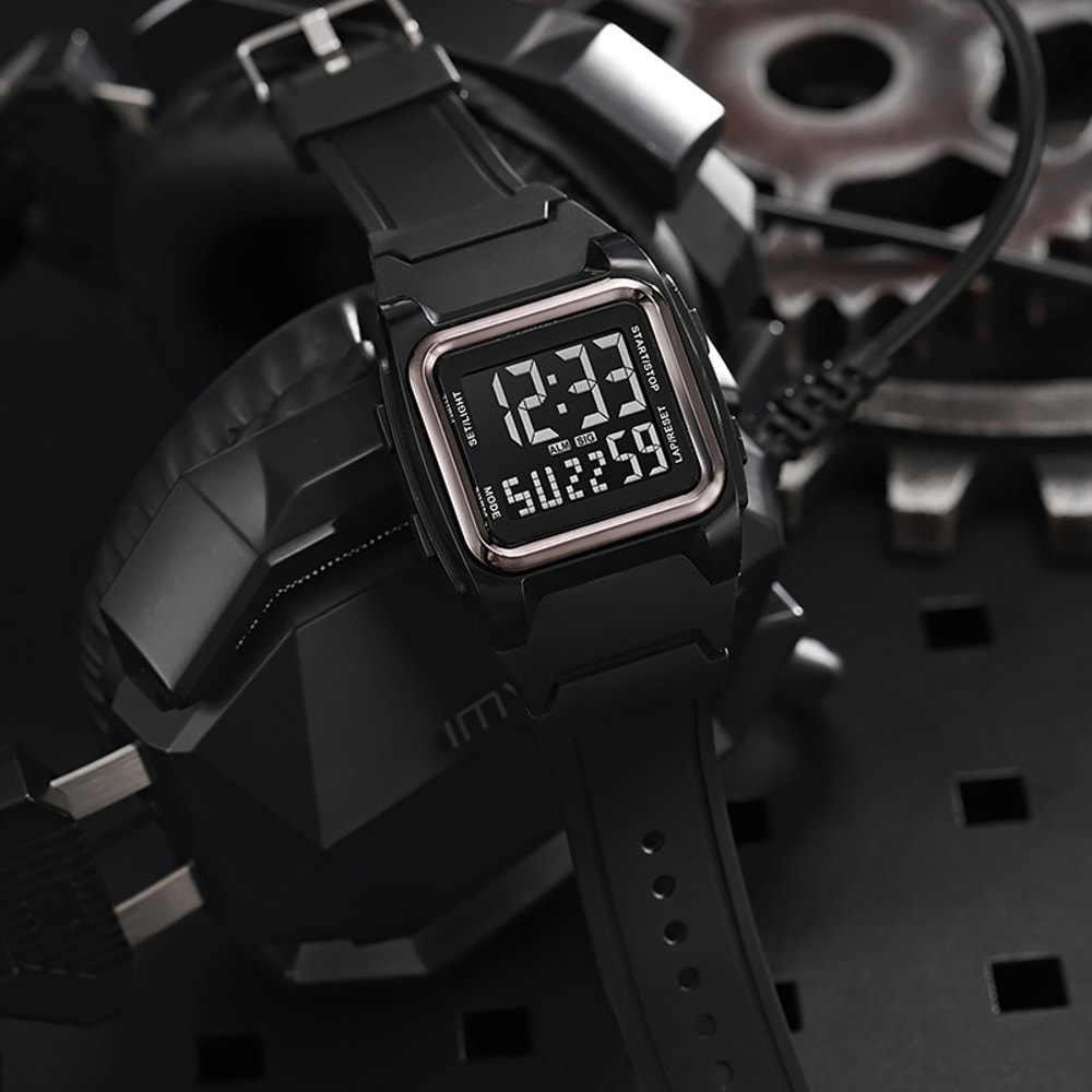 Digital Sports Watch Waterproof LED Stopwatch Alarm For Men Boys 3