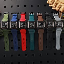digital sports watch waterproof led stopwatch alarm for men boys