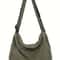 Large Capacity Canvas Crossbody Bag Adjustable Hobo Sling For Everyday Travel 0