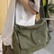 Large Capacity Canvas Crossbody Bag Adjustable Hobo Sling For Everyday Travel 1