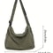 Large Capacity Canvas Crossbody Bag Adjustable Hobo Sling For Everyday Travel 2