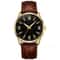 Ultra Thin Minimalist Leather Watch For Men Classic Quartz Dress Watch 3