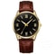 Ultra Thin Minimalist Leather Watch For Men Classic Quartz Dress Watch 3