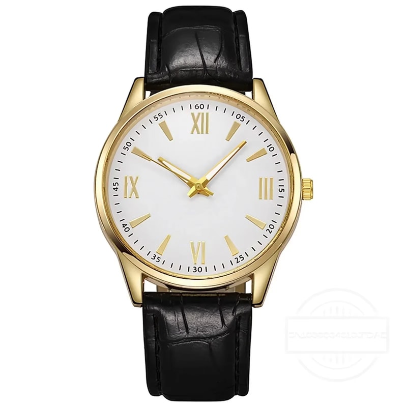 Ultra Thin Minimalist Leather Watch For Men Classic Quartz Dress Watch 5