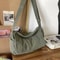Minimalist Men Messenger Bag Large Capacity Casual Crossbody Travel Commuter Bag 0