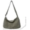 Minimalist Men Messenger Bag Large Capacity Casual Crossbody Travel Commuter Bag 2