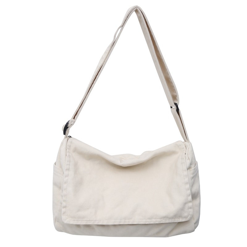 Minimalist Men Messenger Bag Large Capacity Casual Crossbody Travel Commuter Bag 7