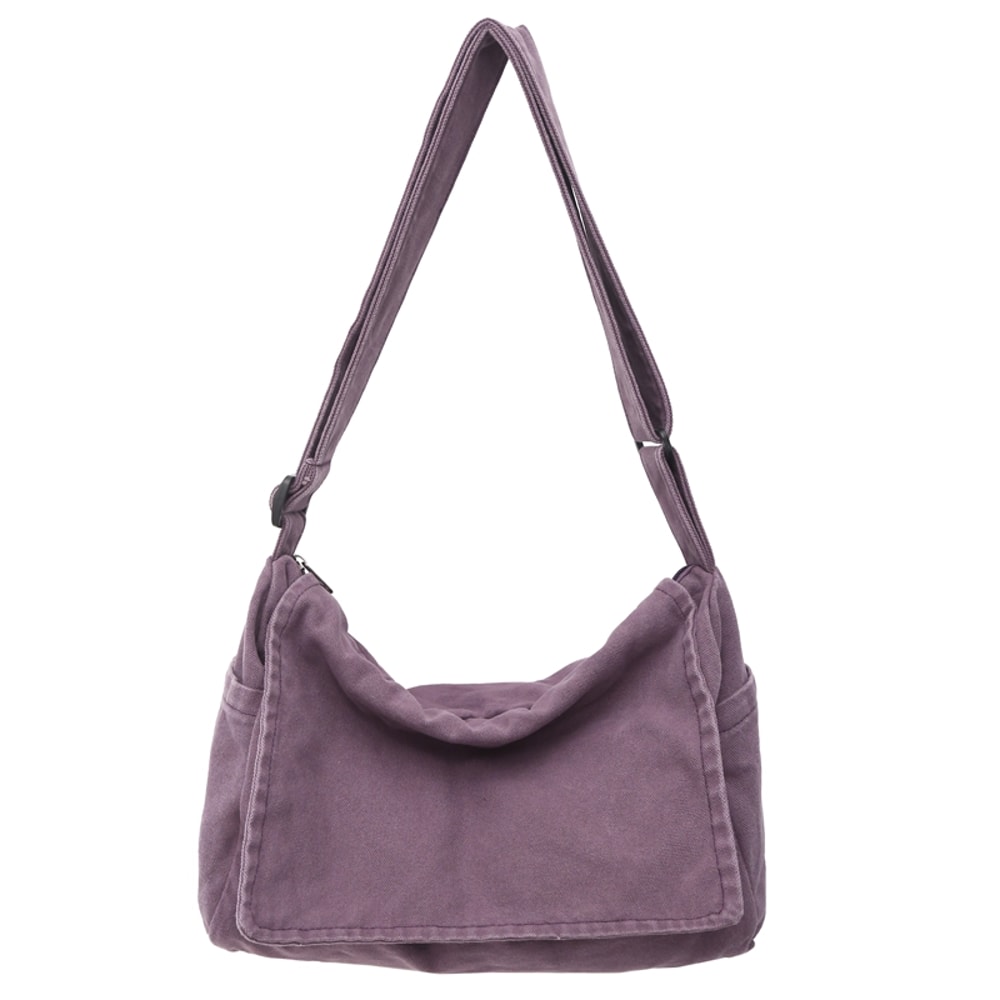 Minimalist Men Messenger Bag Large Capacity Casual Crossbody Travel Commuter Bag 9