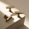 Modern Brass T-Bar Cabinet Handles Minimalist Drawer Knobs for Kitchen and Furniture