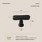 Modern Brass T-Bar Cabinet Handles Minimalist Drawer Knobs for Kitchen and Furniture