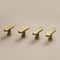 Modern Brass T-Bar Cabinet Handles Minimalist Drawer Knobs for Kitchen and Furniture