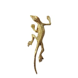 brass gecko cabinet handle decorative drawer pull for furniture upgrade