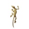 Brass Gecko Cabinet Handle Decorative Drawer Pull for Furniture Upgrade