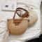 Summer Woven Straw Beach Tote Bag Large Capacity Shoulder Shopper For Women 0