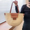 Summer Woven Straw Beach Tote Bag Large Capacity Shoulder Shopper For Women 7
