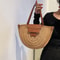 Summer Woven Straw Beach Tote Bag Large Capacity Shoulder Shopper For Women 8