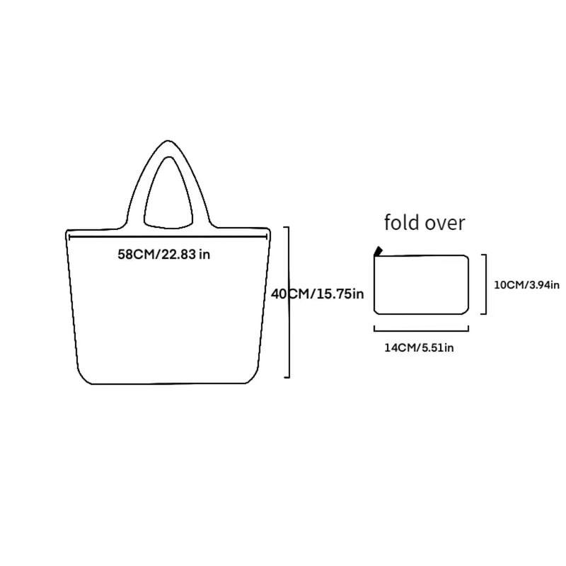 Foldable Travel Luggage Bag Large Capacity Lightweight Waterproof Carry Bag 5