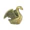 Vintage Brass Swan Figurine Mini Animal Statue For Desk Tea Pet Decor 5