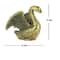 Vintage Brass Swan Figurine Mini Animal Statue For Desk Tea Pet Decor 6