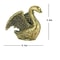Vintage Brass Swan Figurine Mini Animal Statue For Desk Tea Pet Decor 6