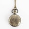 Vintage Butterfly Pocket Watch Necklace for Women Retro Quartz Pendant Timepiece Gift