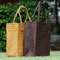Summer Woven Straw Tote Bag Large Capacity Shoulder Handbag for Beach Travel Shopping