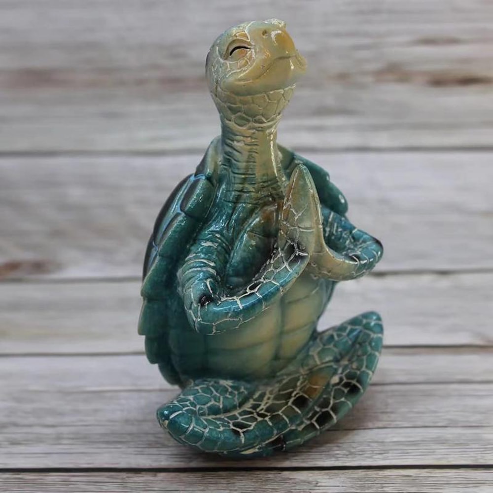 Meditating Sea Turtle Statue Zen Garden Decor For Peaceful Home And Outdoor Spaces 2