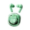 Transparent LED Display Wireless Earbuds With ENC Noise Cancellation Bluetooth 7