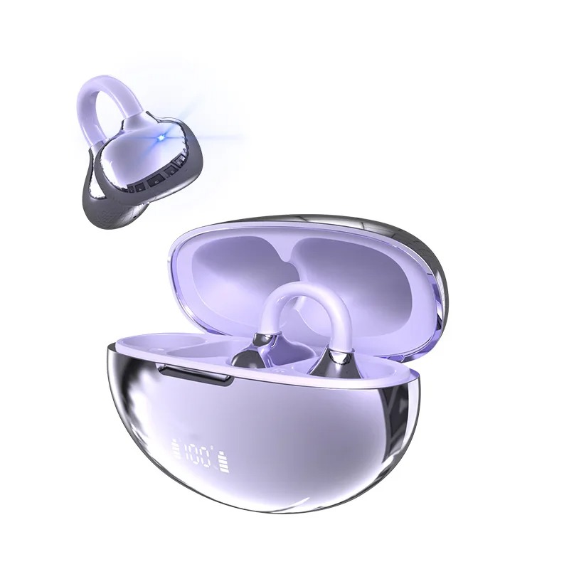 Invisible ClipOn Bluetooth Headphones With Noise Cancelling Long Battery Life 4