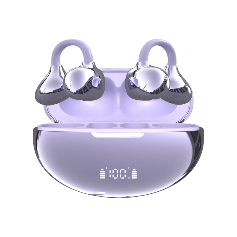 Invisible ClipOn Bluetooth Headphones With Noise Cancelling Long Battery Life 6