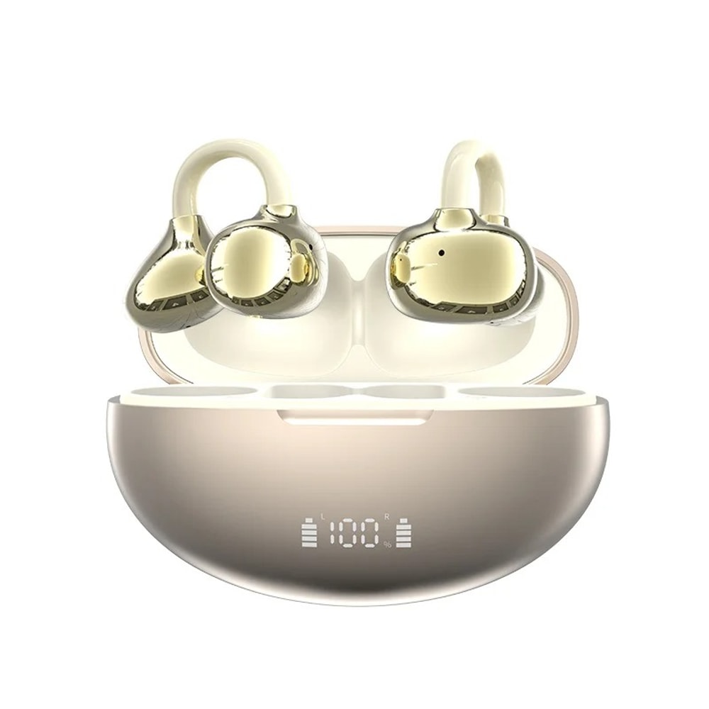 Invisible ClipOn Bluetooth Headphones With Noise Cancelling Long Battery Life 7