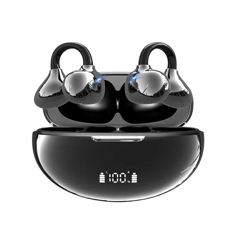 Invisible ClipOn Bluetooth Headphones With Noise Cancelling Long Battery Life 8