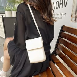 slim pu leather crossbody phone bag wallet for women with adjustable strap and large capacity