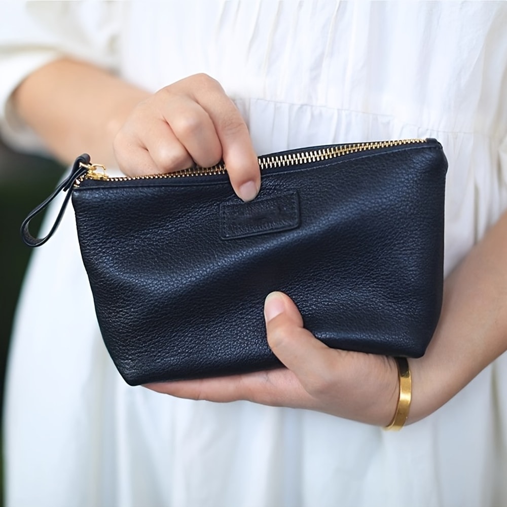 Elegant Cow Print PU Leather Clutch Bag Chinese Style Handbag 1