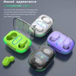 wireless bluetooth earbuds deep bass waterproof tws headset for sports and calls