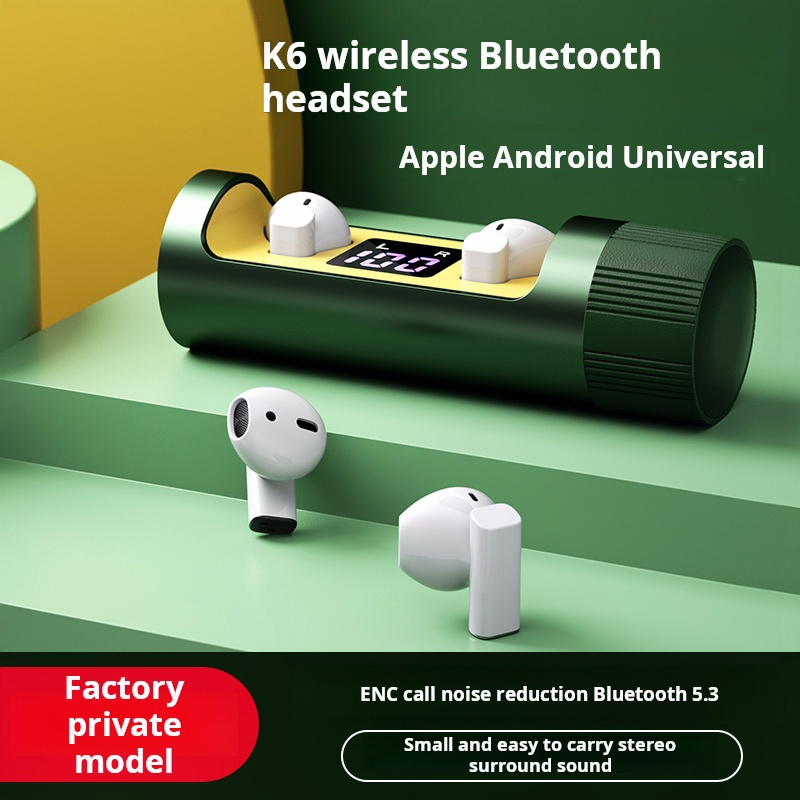 Low Latency Wireless Bluetooth Gaming Earbuds with Digital Display & Noise Reduction