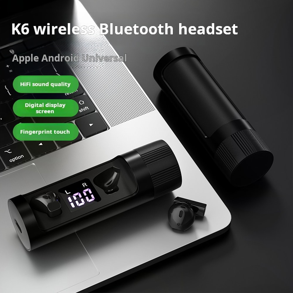 Low Latency Wireless Bluetooth Gaming Earbuds with Digital Display & Noise Reduction