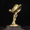 Vintage Copper Figurine Mini Trophy Statue Desk Decor Sculpture 0