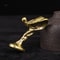 Vintage Copper Figurine Mini Trophy Statue Desk Decor Sculpture 1