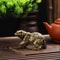 Vintage Brass Polar Bear Figurine Handmade Copper Animal Statue Home Decor 0