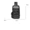 Vintage Waterproof mens crossbody bag PU Leather Chest Messenger for Everyday Carry