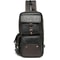 Vintage Waterproof mens crossbody bag PU Leather Chest Messenger for Everyday Carry