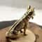 Lucky Feng Shui Dog Statue Brass Guardian Puppy Fortune Decor