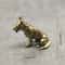 Lucky Feng Shui Dog Statue Brass Guardian Puppy Fortune Decor